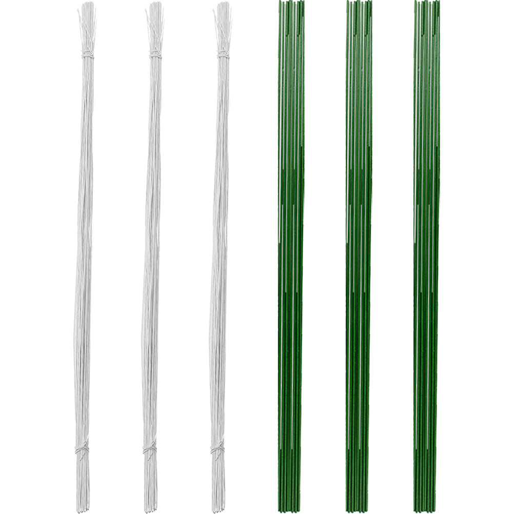 Wedding Floral Supply - 200 Stück Papier-Blumenstiele Florale Stäbe für