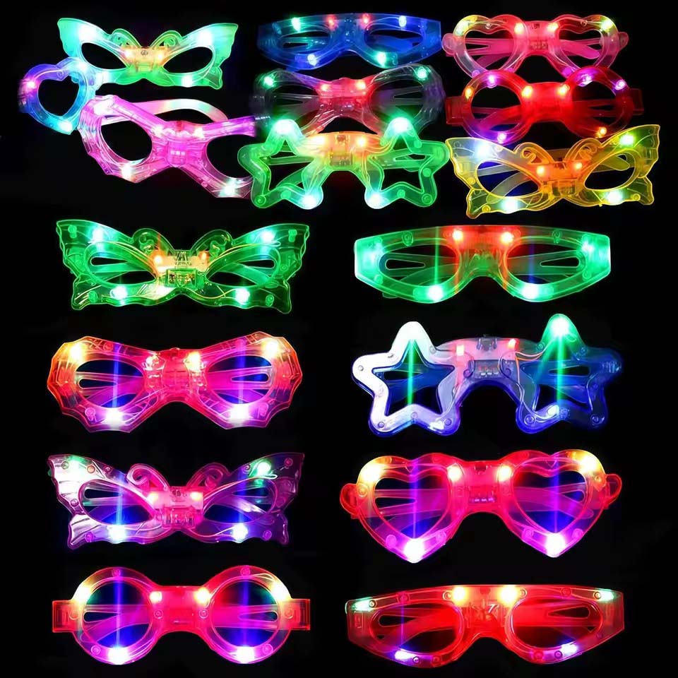 Wedding Supply In Bulk - Leuchtende Brille im Großhandel, LED-Leuchtbrillen 2024,