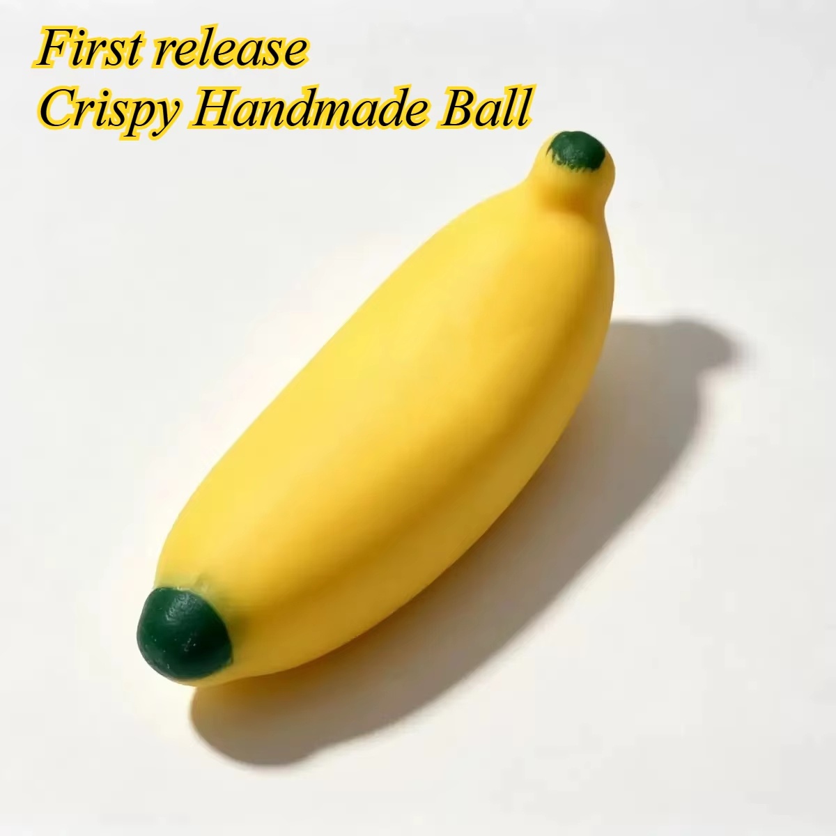 Wedding Yes - Baustein-Knusper-Handgemachte Bananenseife Weiche Quetschbare Spielzeugballer Stressabbau