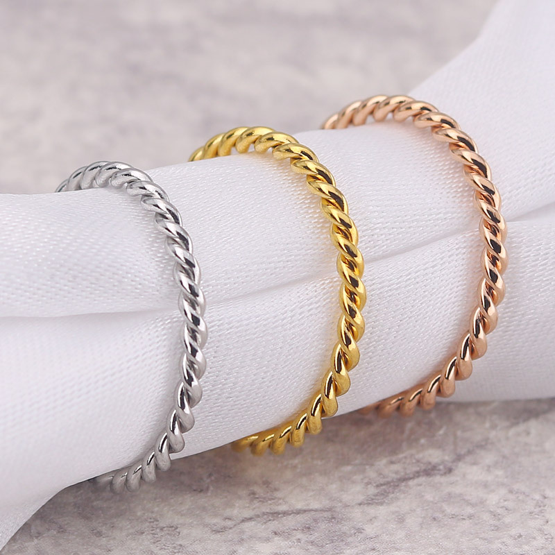 Wedding Zone - Minimalistischer Edelstahlring, Unisex, schmal, Breite 2