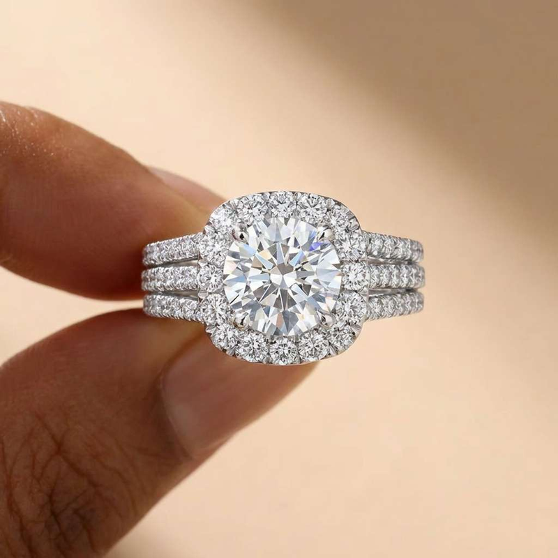 Wedding Z - 925 Sterling Silber Trendige Damenringe mit