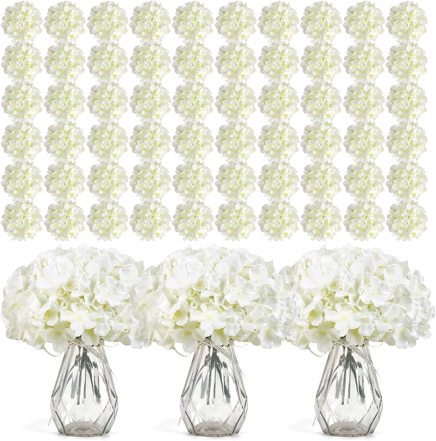 304 Stück Weiße Seiden-Kunstbl – Wedding Supply In Bulk Bewertung und Preis