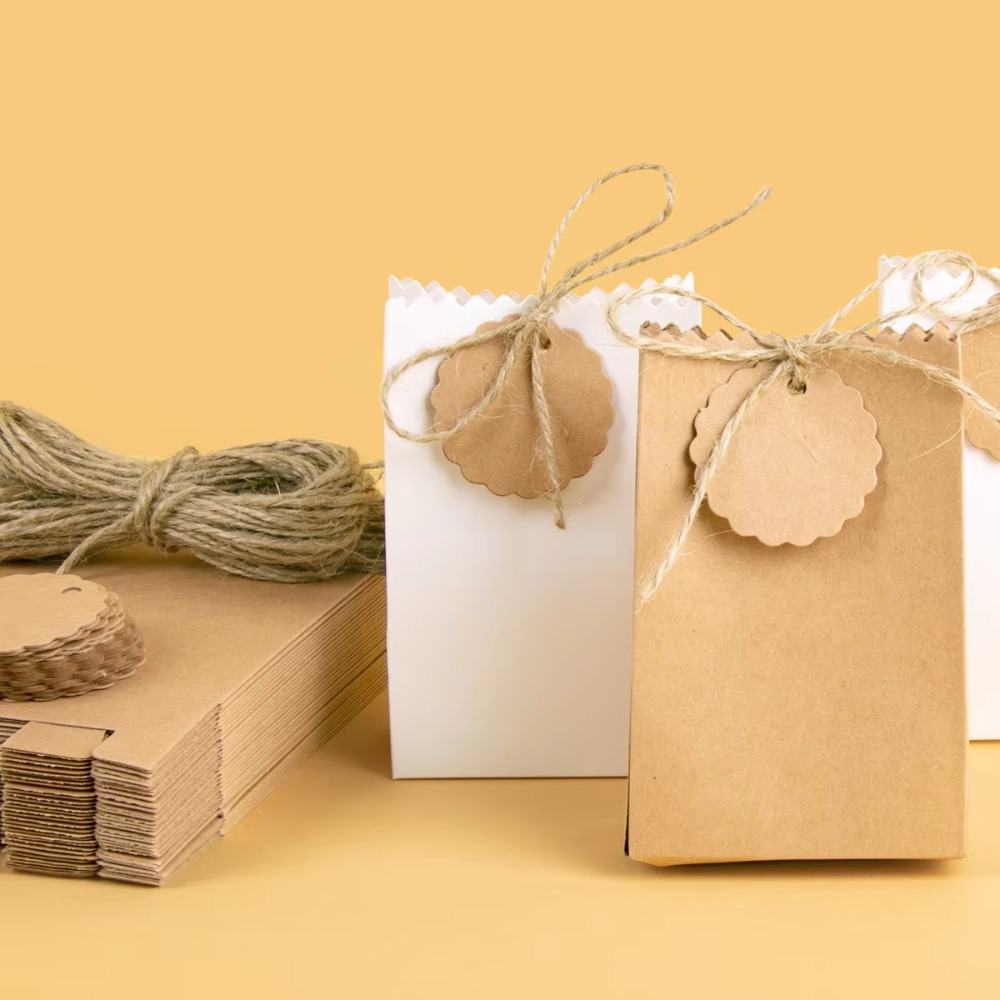 Multifunktionale Retro Kraftpa – Wedding Favor Box Bewertung und Preis