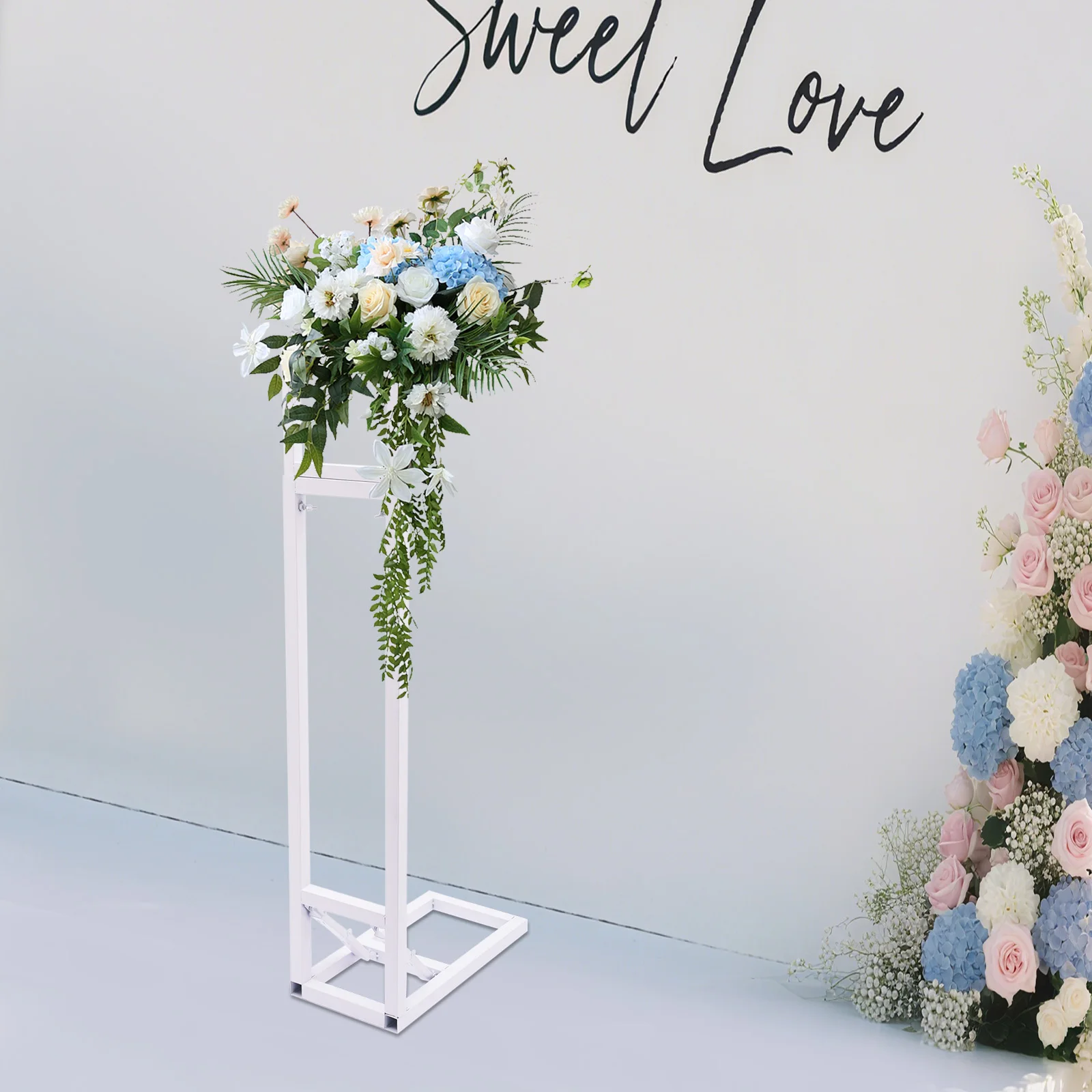 Weißer Hochzeitsbogenständer,  – Wedding Balloon Arch Bewertung und Preis