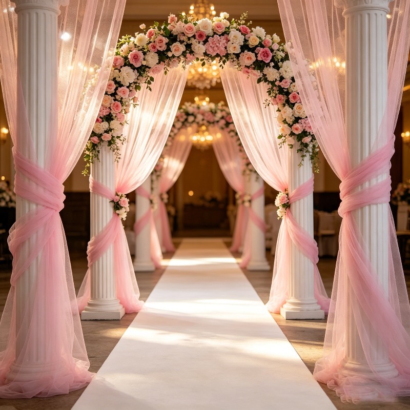 Hellrosa Transparenter Tüll-De – Wedding Balloon Arch Bewertung und Preis