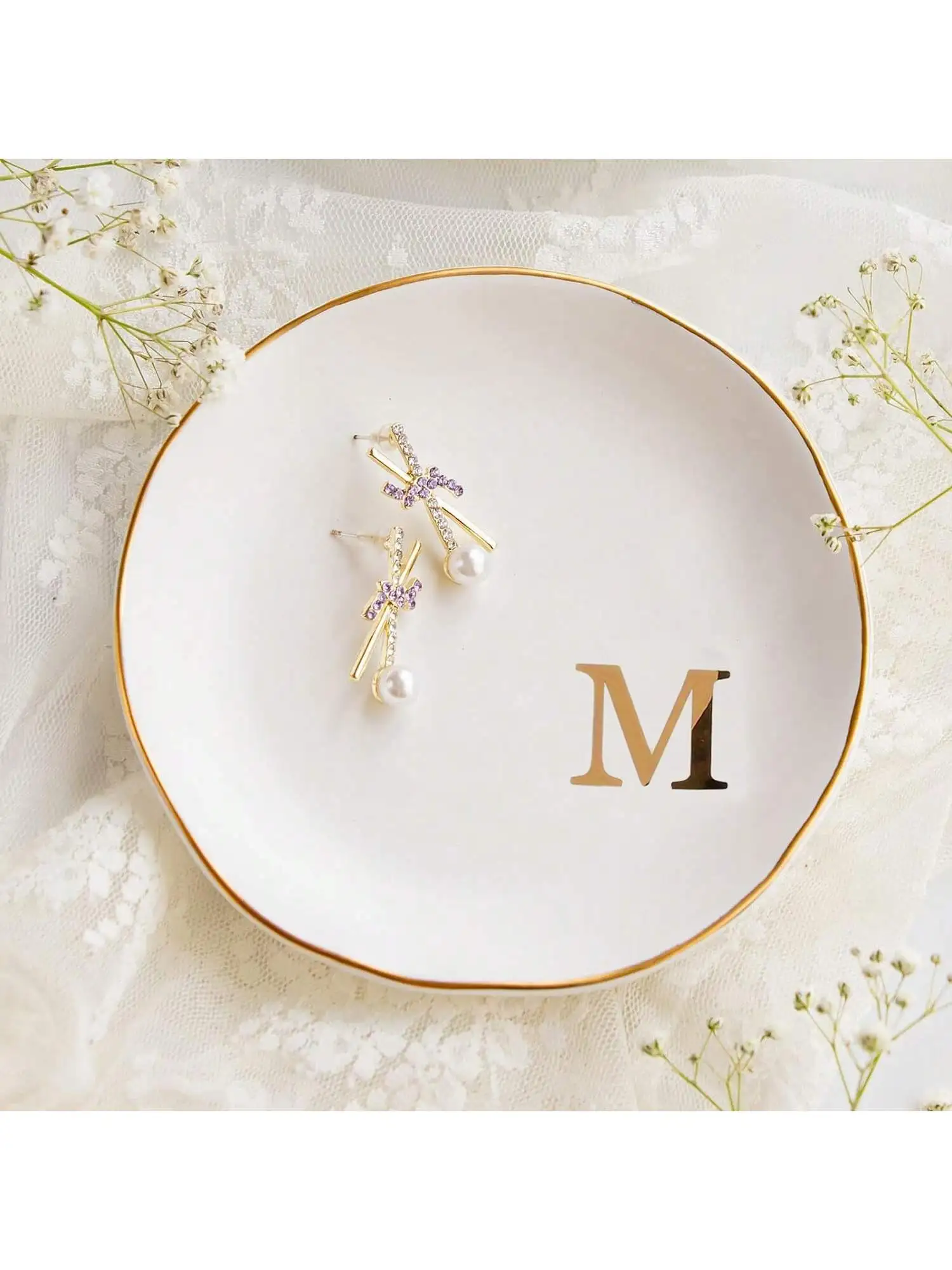 Ringschale mit Initialen, Schm – Wedding Z Bewertung und Preis