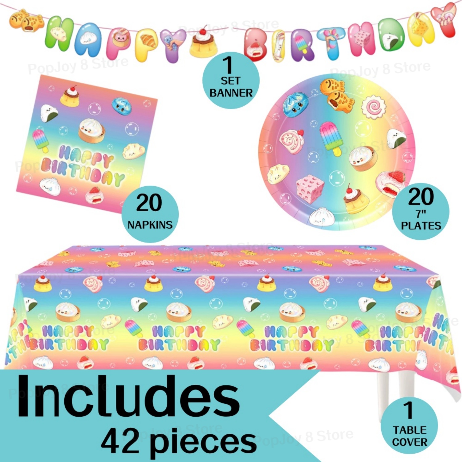 Buntes Dumpling-Geburtstags-De – Wedding Supply Kit Bewertung und Preis