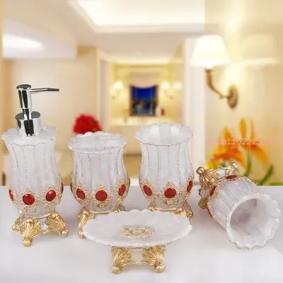 Bad Zubehör Fünf-stück Set Gla – Wedding Bathroom Supply Kit Bewertung und Preis