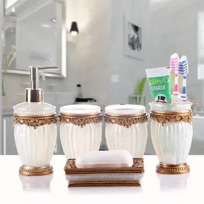 Bad Zubehör Fünf-stück Set Gla – Wedding Bathroom Supply Kit Bewertung und Preis