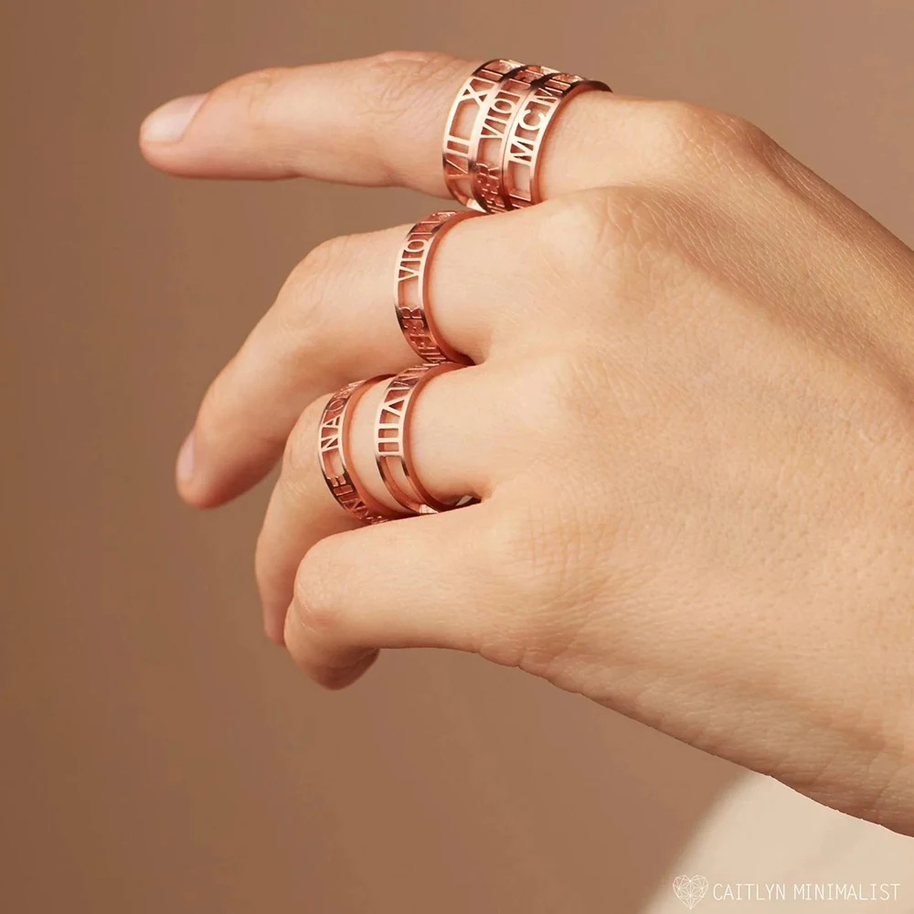 Personalisierter offener Ring  – Wedding Zone Bewertung und Preis