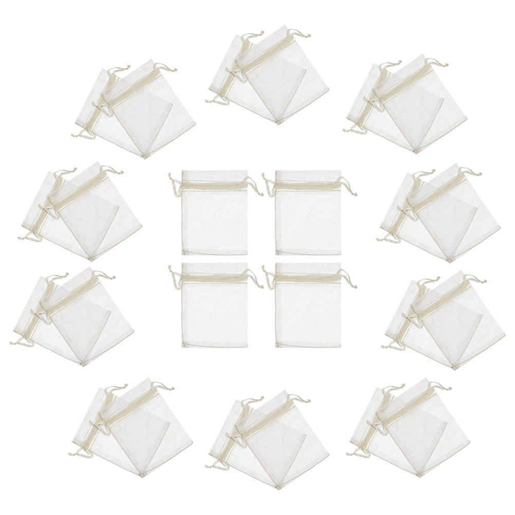 100 Stück Transparente Organza – Wedding Supply In Bulk Bewertung und Preis