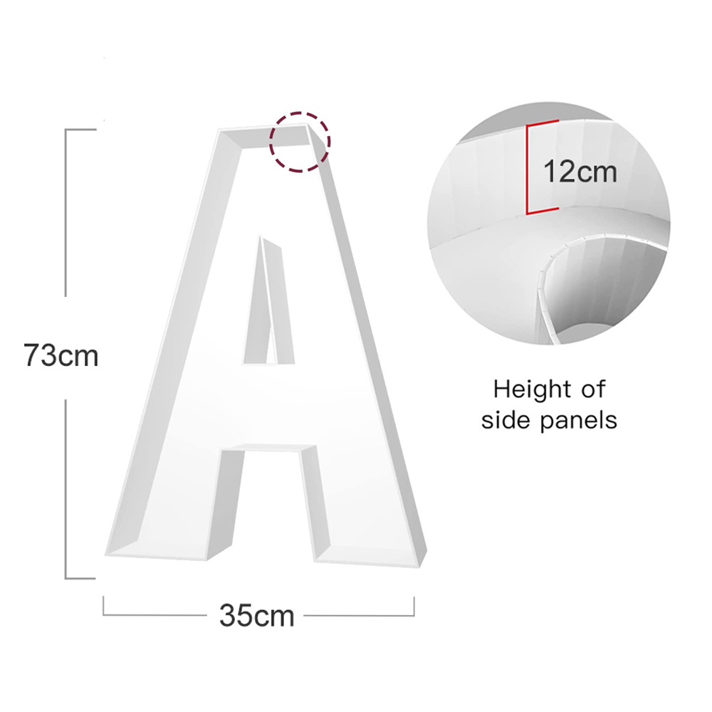 2,4 ft Buchstaben Luftballons  – Wedding Z Bewertung und Preis