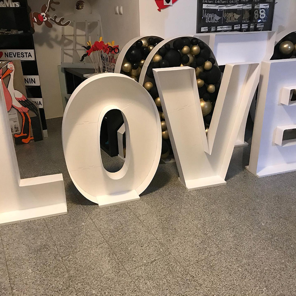 2,4 ft Buchstaben Luftballons  – Wedding Z Bewertung und Preis