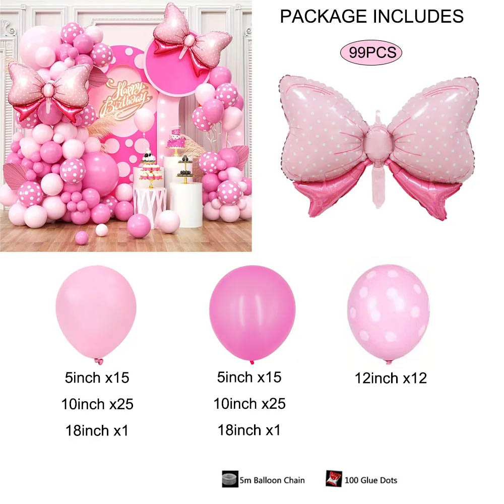 99-teiliges Rosa Schleifen-Min – Wedding Supply Kit Bewertung und Preis