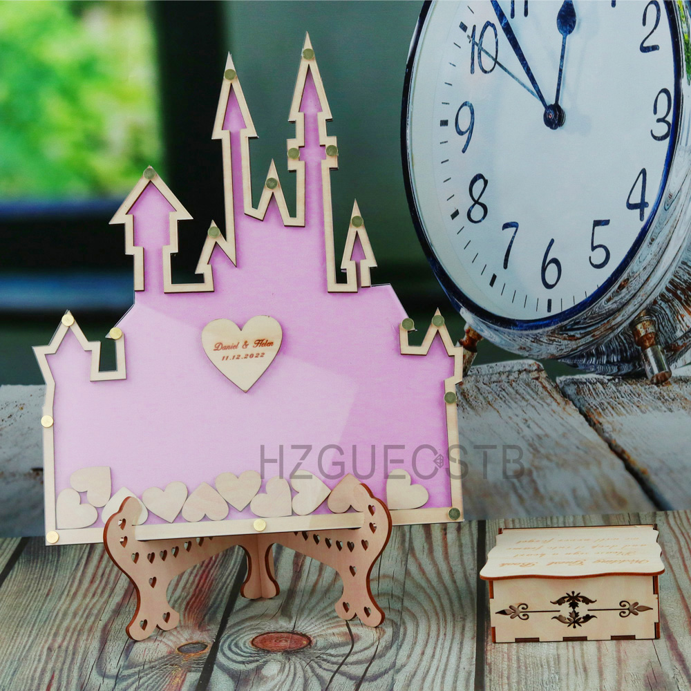 Personalisierte Burg Gästebuch – Wedding Favor Box Bewertung und Preis