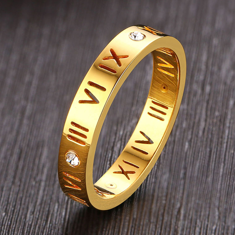 Hohle römische Ziffer Ring Ede – Wedding Z Bewertung und Preis
